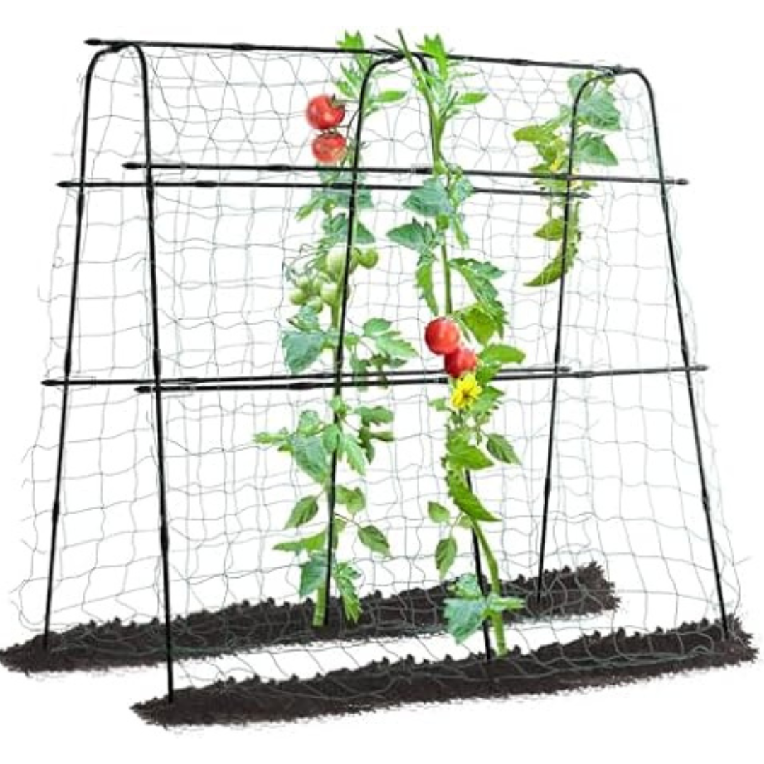 FOLLOOK 5ft Metal U-Shape Climbing Plant Support Trellis