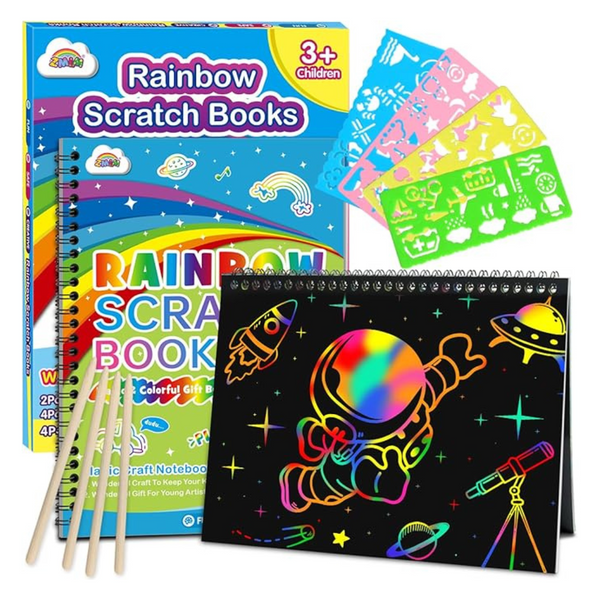 ZMLM Scratch Paper Art Notebooks (2 Pack)
