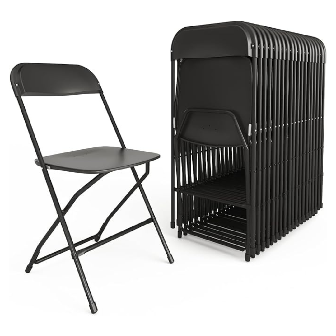 Flash Furniture Hercules Series Plastic Folding Chairs – 650LB Weight Capacity (20 Pack)