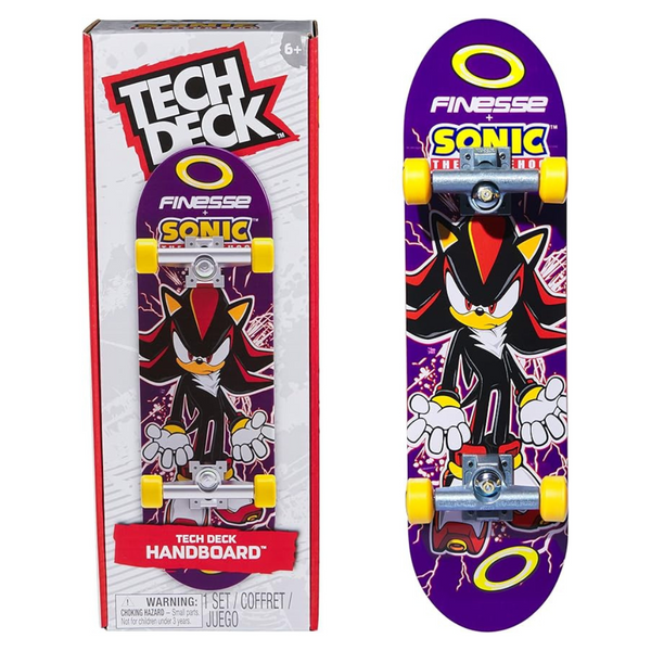 Tech Deck Finesse X Sonic The Hedgehog Mini Skateboards