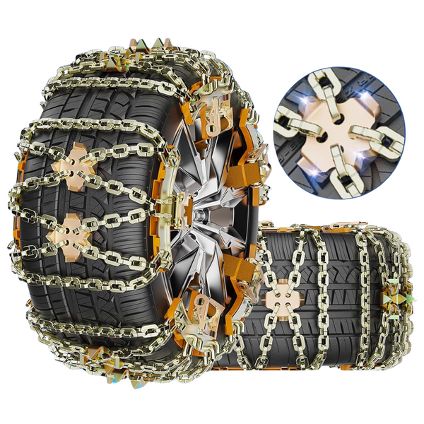 6-Pack Portable Universal Anti Skid Snow Car Tire Chains