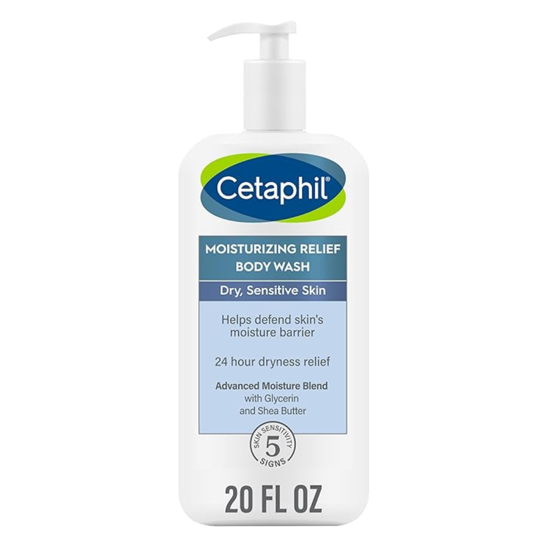 20oz Cetaphil Moisturizing Relief Body Wash For Sensitive Skin