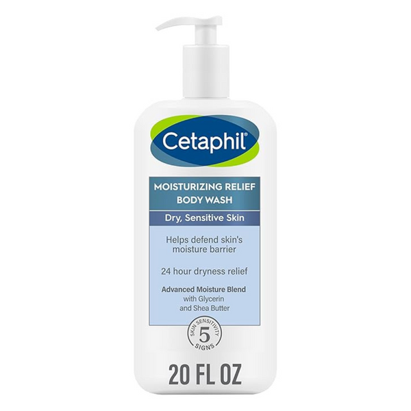 20oz Cetaphil Moisturizing Relief Body Wash For Sensitive Skin