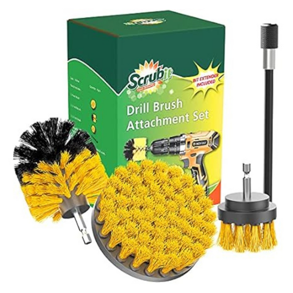SCRUBIT Drill Brush Attachment Tool Set Cleaning Kit