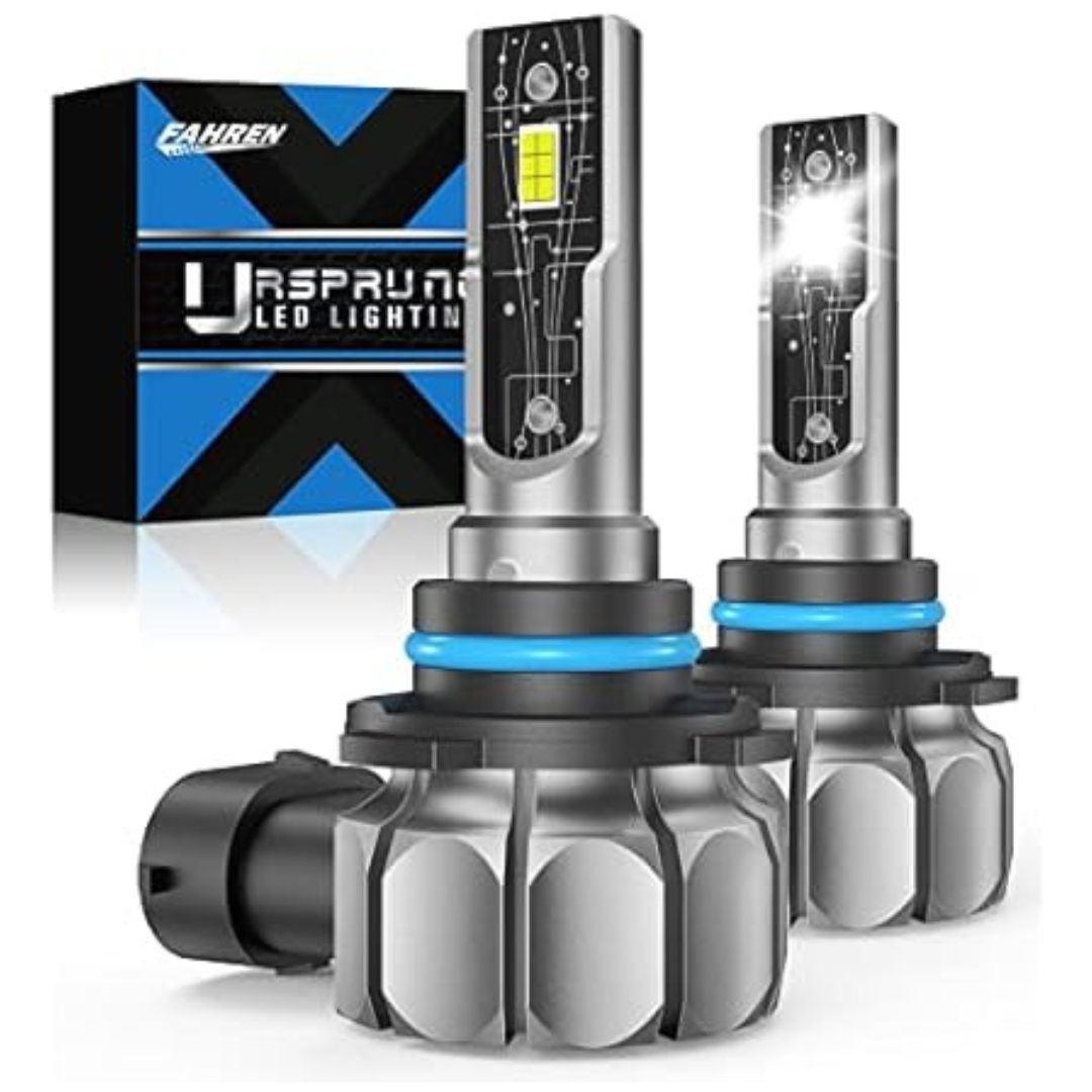 2-Pack Fahren H11/H8/H16 LED 8000 Lumens 6500K LED Light Bulbs