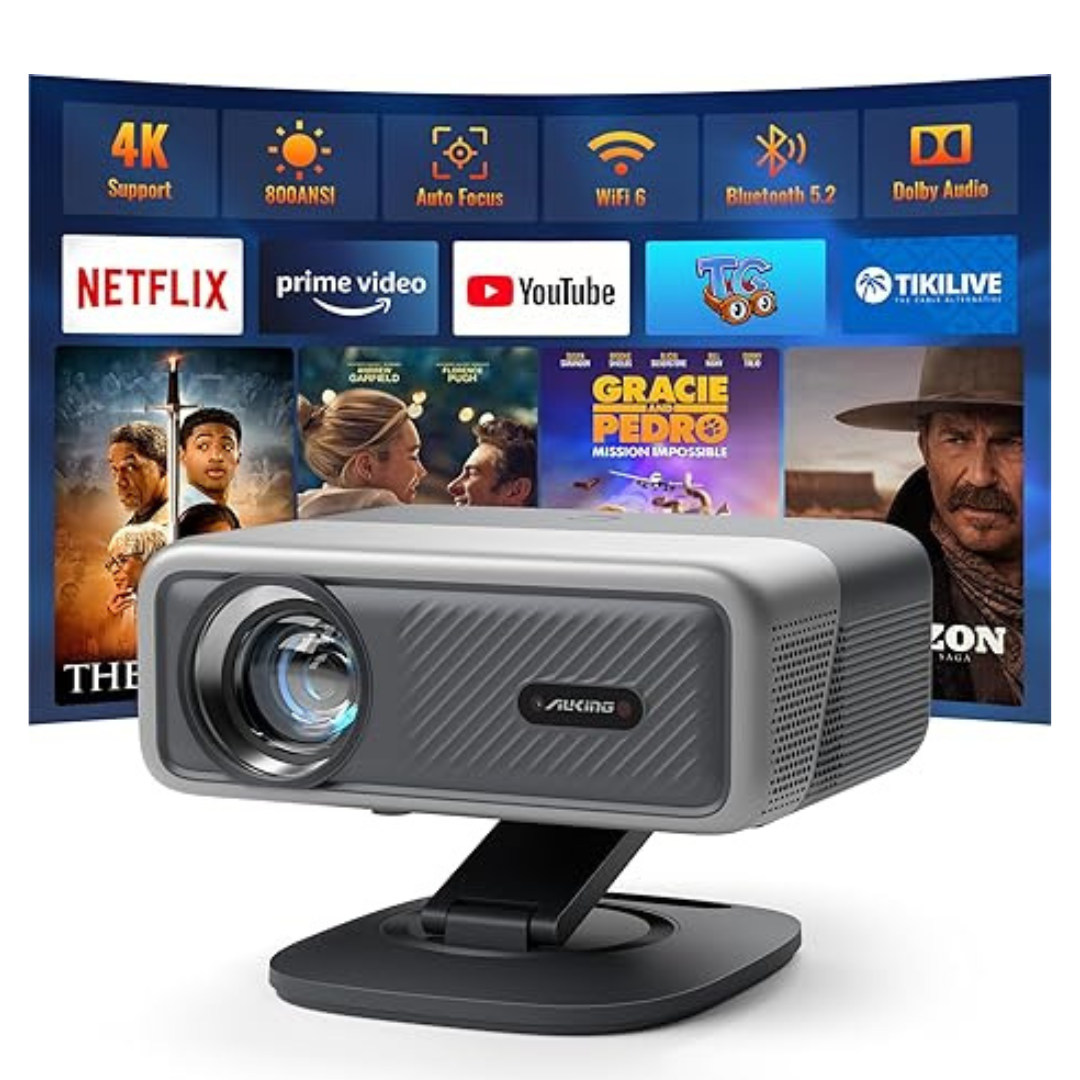 King Smart Projector With Wifi And Bluetooth
