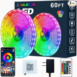 60ft Music Sync Color Changing Led Strip Lights