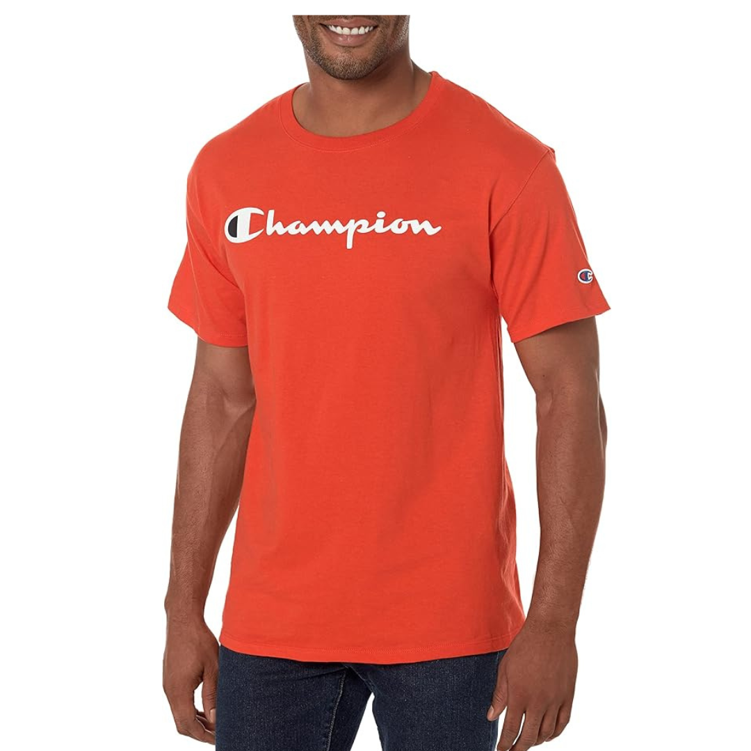 Champion Men's Classic Script Logo T-Shirt