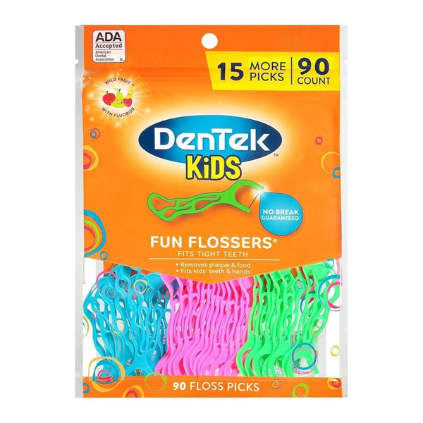 90-Count DenTek Kids Fun Flossers (Wild Fruit)
