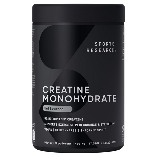 1.1-Lbs Sports Research Creatine Monohydrate (Unflavored)