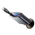 57W Retractable USB-C Fast Charging Car Charger