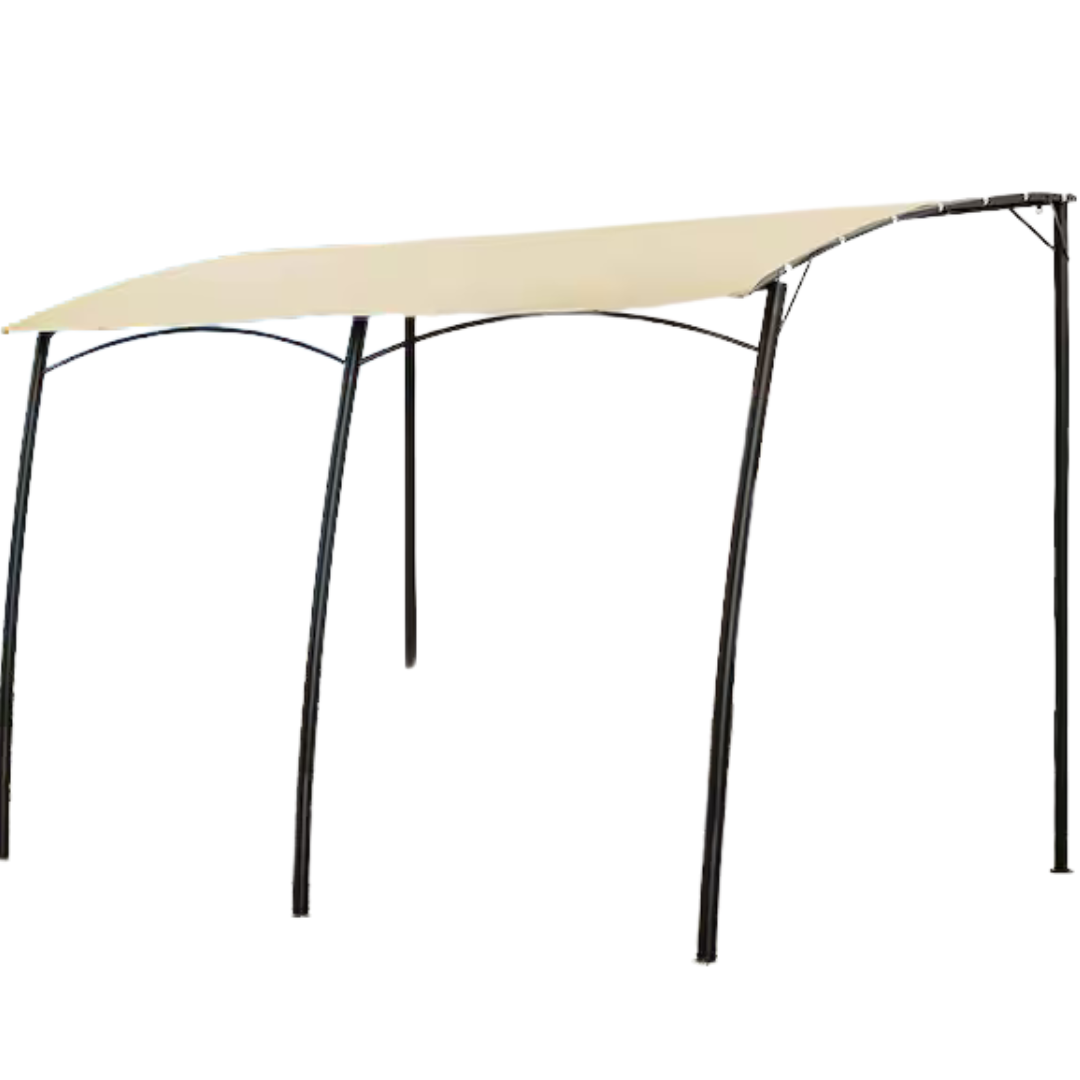 10 Ft. x 13 Ft. Beige Outdoor Sun Shade Awning Patio Cover