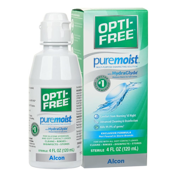 Opti-Free Puremoist Multi-Purpose Contact Lens Cleaning And Disinfecting Solution (4 Fl Oz)