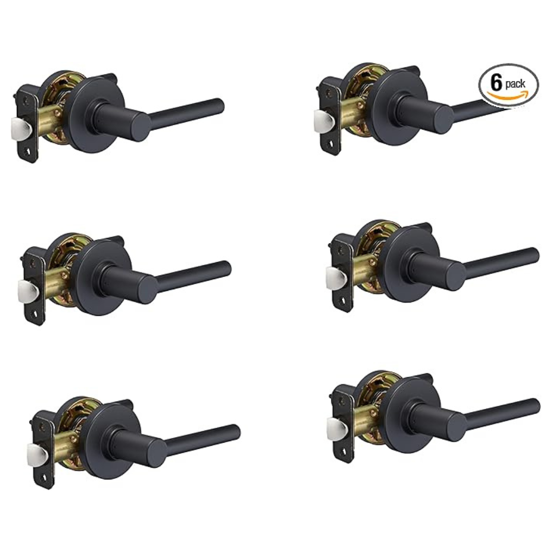 6-Pack Amazon Basics Contemporary Madison Door Lever