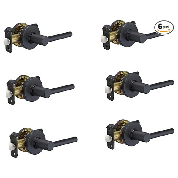 6-Pack Amazon Basics Contemporary Madison Door Lever