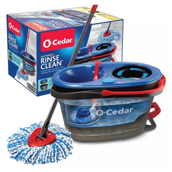 O-Cedar Microfiber Spin Mop & Bucket System [Open Box]