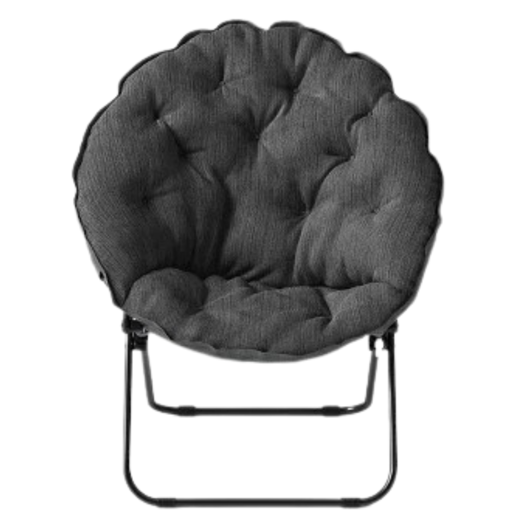Room Essentials Dish Dorm Accent Chair (Grey) [Open Box]