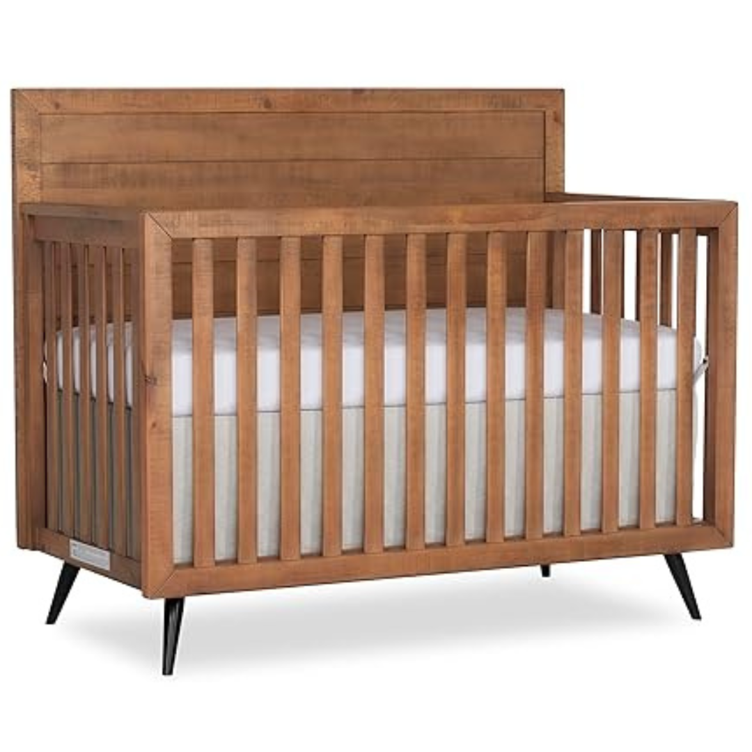 Evolur Stilnovo Mid Century 4-in-1 Convertible Crib