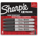 4-Count Sharpie Extreme Fine Tip Permanent Markers (Black)