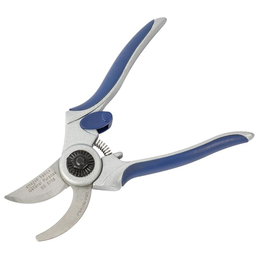 Amazon Basics 7" Steel Bypass Pruning Shears