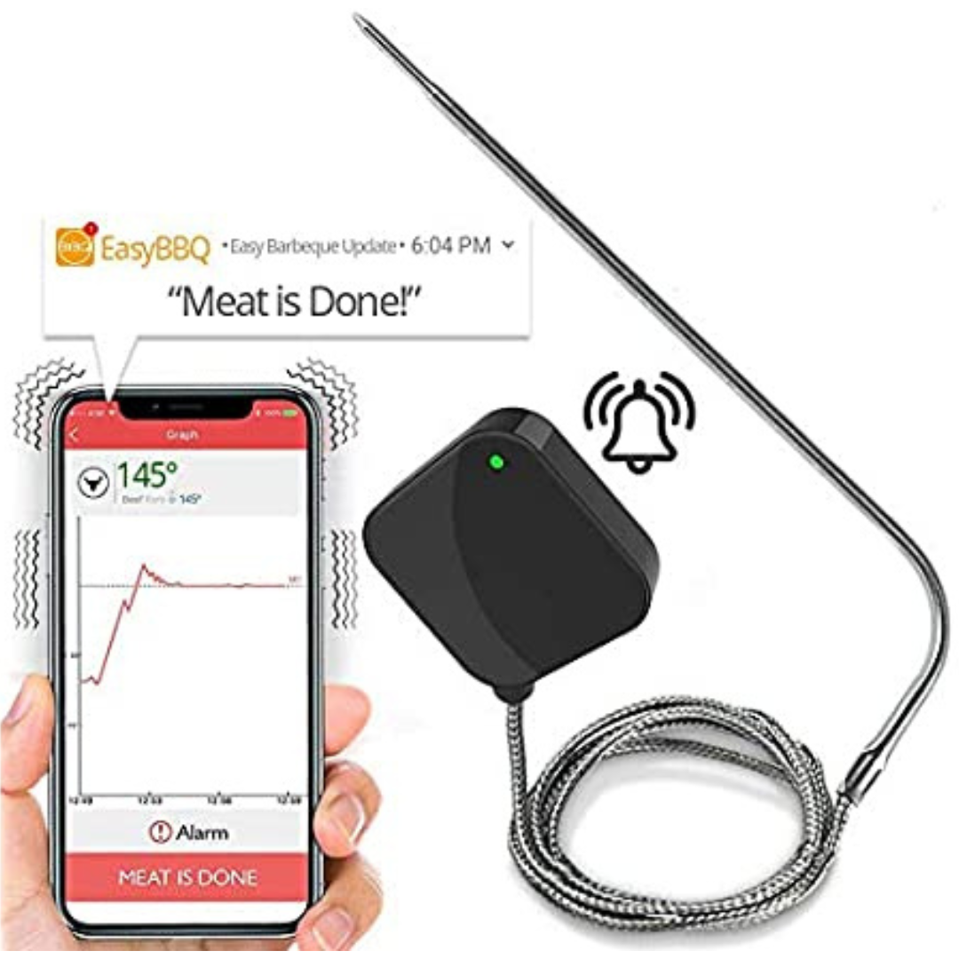 NutriChef Smart Bluetooth BBQ Grill Thermometer