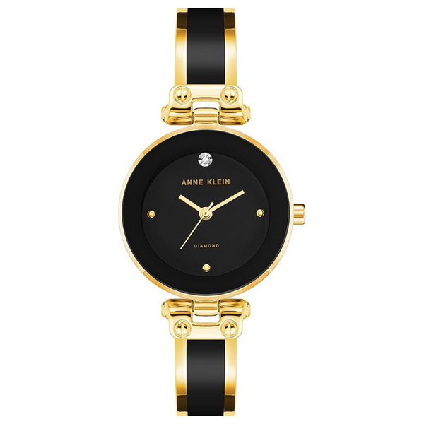Anne Klein Women's Genuine Diamond Dial Bangle Watch