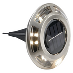 10-Pack BrightEase Outdoor LED Solar Lights (Round or Hexagon)