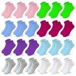 24-Pairs Girl's Ankle Athletic Low Cut Running Socks