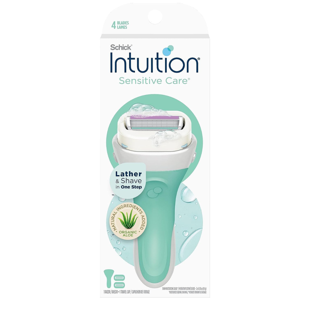 Schick Intuition Sensitive Care Razor For Women W/ 2-Blade