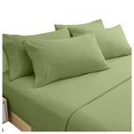 6-Piece Microfiber Queen Bed Sheet Set