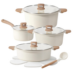 12-Piece Nonstick Cooking Set With Utensil And Pan Protectors