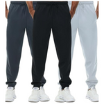 3-Pack Men's Zipper Pockets Athletic Training Sweatpants (Various)