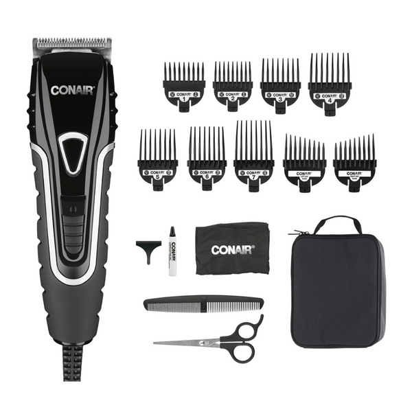 20-Piece Conair Barbershop Series No-Slip Grip Haircut Kit