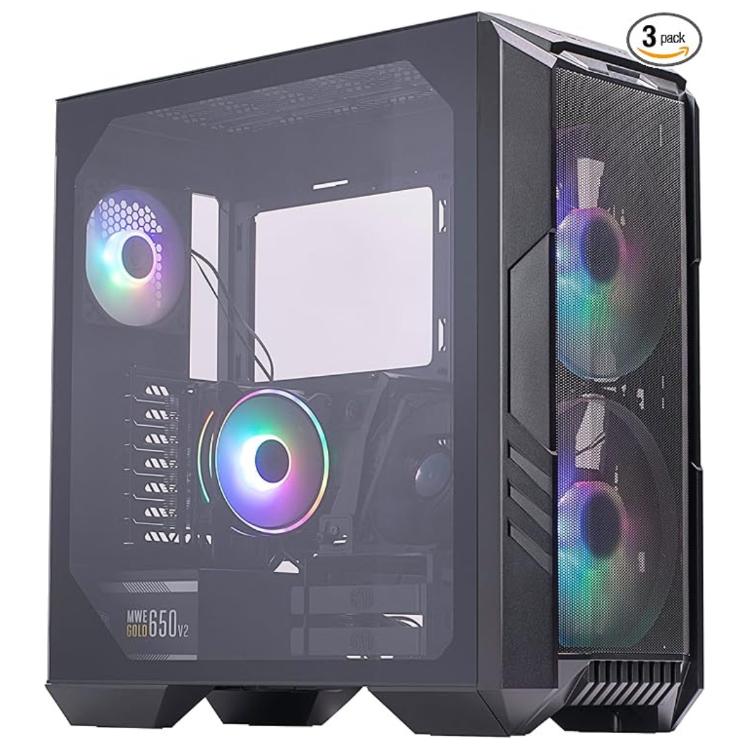 Cooler Master HAF 500 High-Airflow Mid-Tower ATX Gaming Case