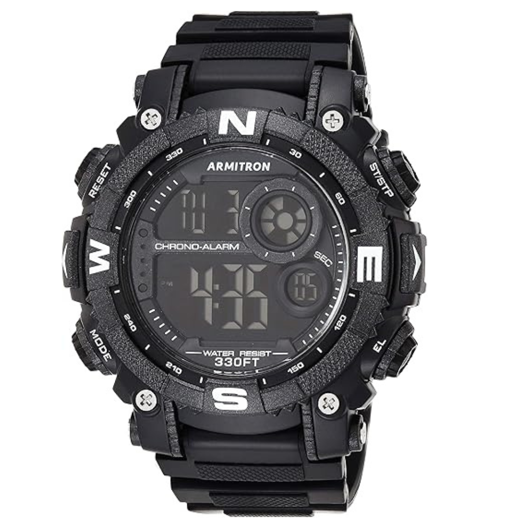 Armitron Sport Men's Digital Chronograph Resin Strap Watch