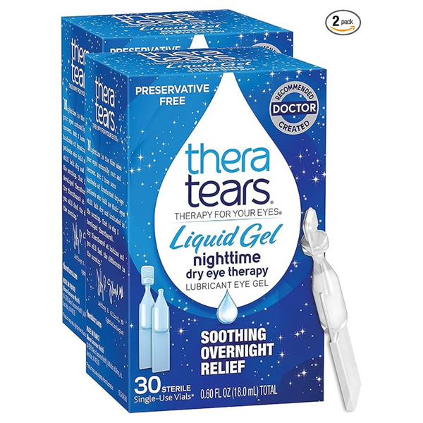 2-Pack of 30-Count TheraTears Liquid Gel Nighttime Eye Drop
