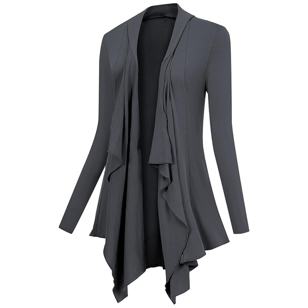 Women's Drape Open Front Cardigan