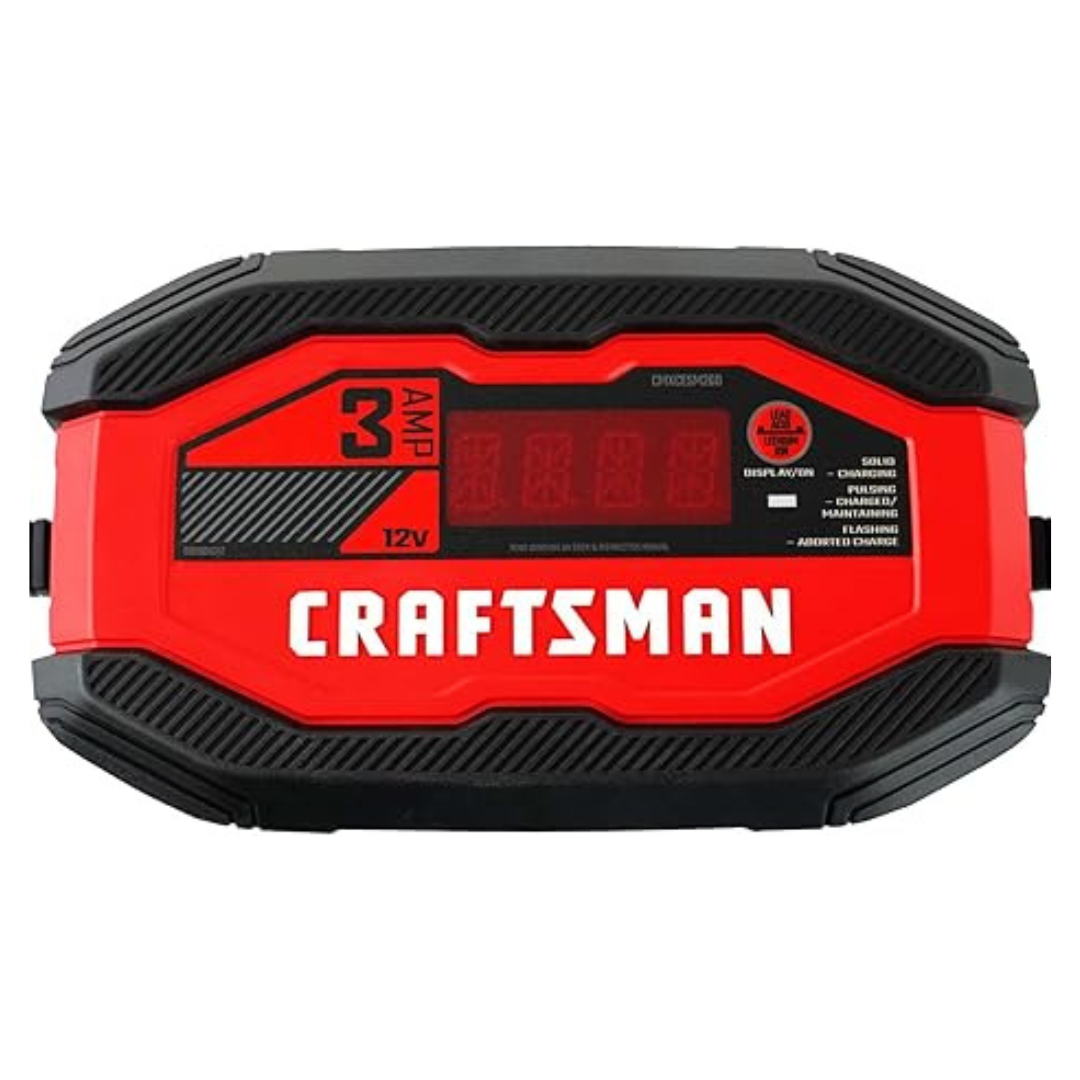 Craftsman 3A 12V Fully Automatic Battery Charger And Maintainer