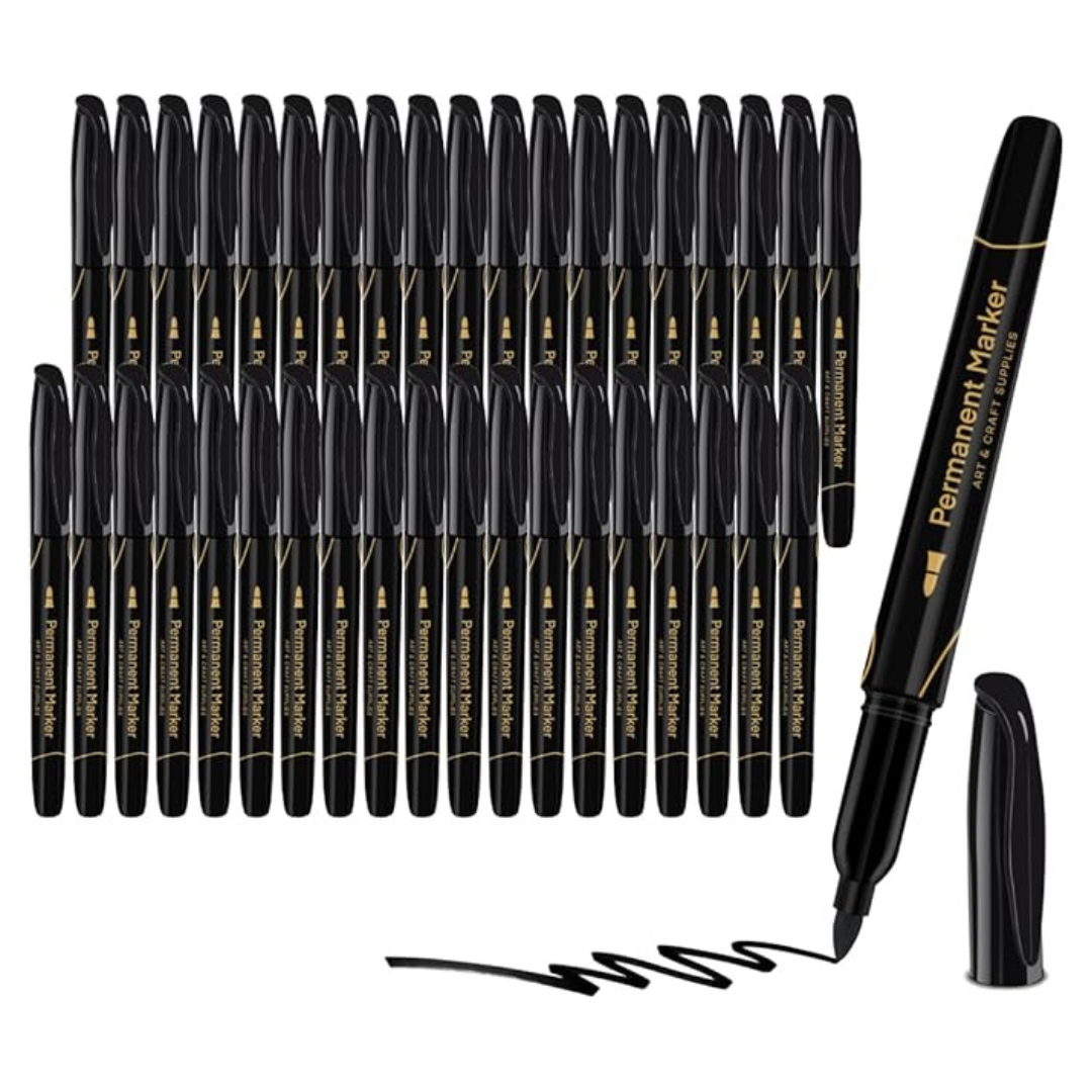 40-Count Quick-Dry Permanent Markers