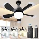 Eonini 2-in-1 Socket Fan Light with Remote