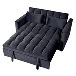 3-in-1 Convertible Sofa Bed with Adjustable Backrest