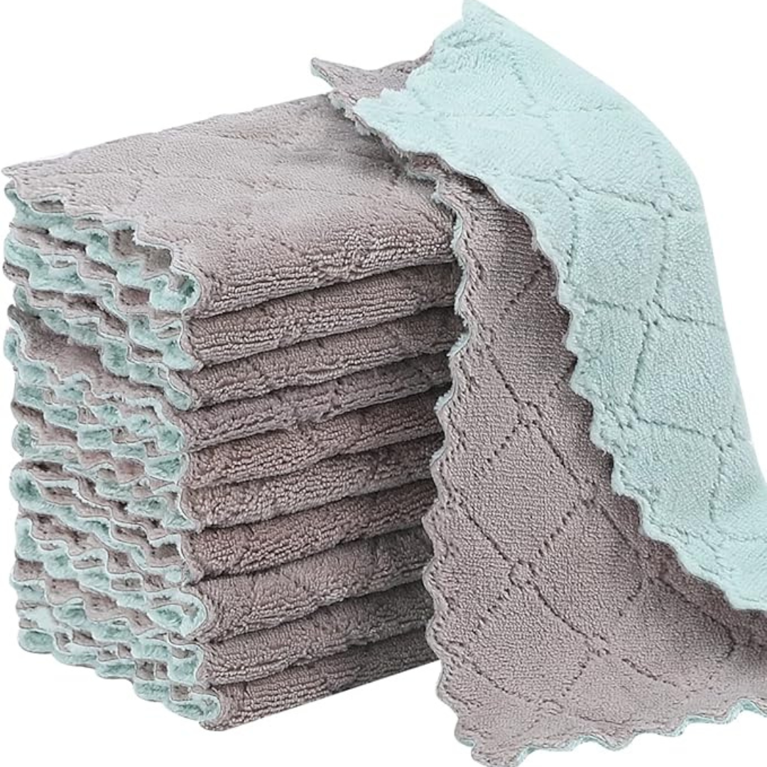 11-Pack Super Absorbent Kitchen Dish Cloths