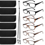 6-Pack Anti Eyestrain Blue Light Blocking Glasses
