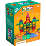 220-Piece Supersized Magnetic Tiles Kids Building Toy Set
