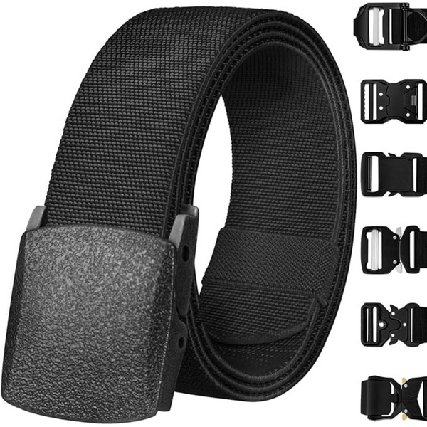 Men's Heavy-Duty & Quick Release Tactical Belt (36" - 42" Waist)