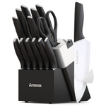 15-Piece Astercook German Stainless Steel Kitchen Knife Set