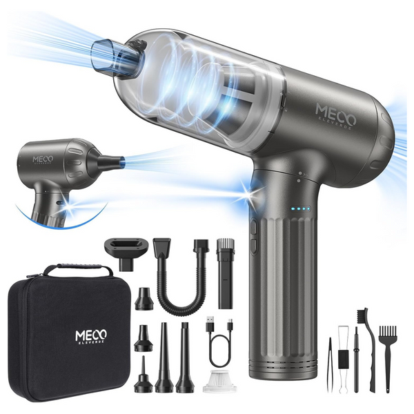 Meco Eleverde 18KPa Powerful Handheld Cordless Mini Car Vacuum Cleaner