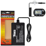4" x 7" 4W Reptile Heating Mat With Digital Thermometer