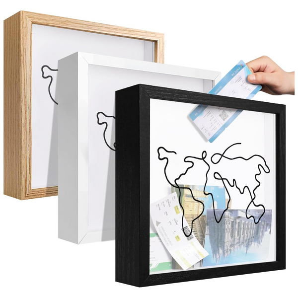 8" x 8" Travel Shadow Photo Keepsake Memory Box