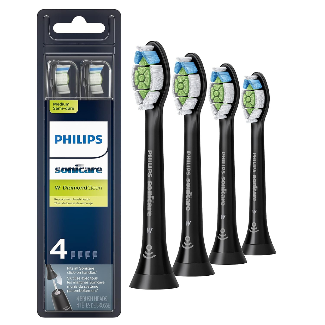 4-Count Philips Sonicare W DiamondClean Or Gum Care Toothbrush Heads